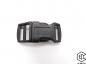 Preview: Klickschnalle schwarz 20 mm